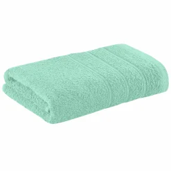 Linge De Bain|Salle De Bain Et Wc|Stokomani Serviette de toilette turquoise 50x90cm