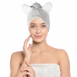 Salle De Bain Et Wc|Stokomani Serviette en microfibre pour cheveux