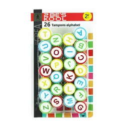 Jouet|Loisirs Créatifs|2 BE S KOOL Set de 26 tampons alphabet