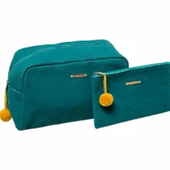 Accessoires Beauté|FIVE Set trousse de toilette et trousse à maquillage bleu