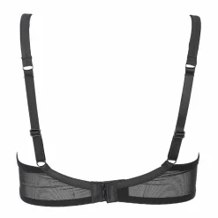 Lingerie Et Vêtements De Nuit|LA CITY Soutien-gorge en dentelle et satin Noir