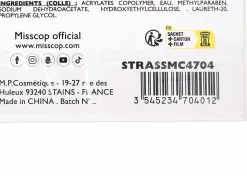 Maquillage Et Ongles|MISS COP Strass visage autocollant blanc