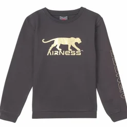 Hauts|AIRNESS Sweat col rond 8/14 ans Noir