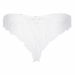 Lingerie Et Vêtements De Nuit|MANOUKIAN Tanga ou shorty et argent Blanc