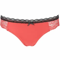Lingerie Et Vêtements De Nuit|MANOUKIAN Tanga ou slip et noir Rouge