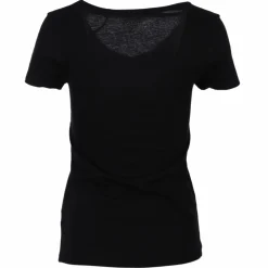 Hauts|ANNA KAREL Tee-shirt manches courtes col V