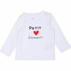 Hauts|Vêtements|MES PETITS CAILLOUX TEE-SHIRT MANCHES LONGUES 3/36 MOIS