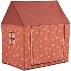 Mobilier|DECLIC HOME Tente pour enfant imprimée étoiles avec large porte