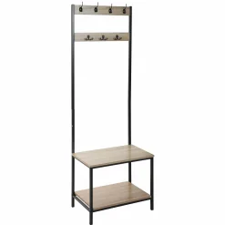Mobilier|Rangement|SPACE N BOX Vestiaire 7 patères + banc à chaussures