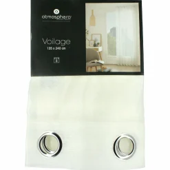 Rideaux Et Voilages|Stokomani Voilage Moly Ivoire